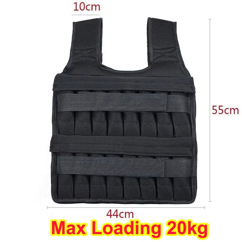 Adjustable Heavy-Duty Weighted Vest for Calisthenics & Fitness