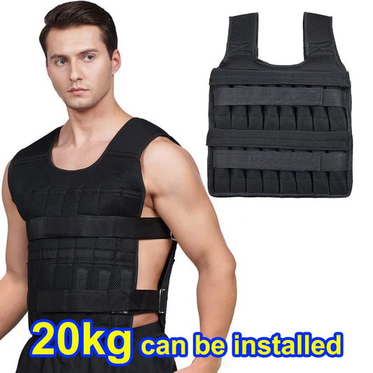 Adjustable Heavy-Duty Weighted Vest for Calisthenics & Fitness